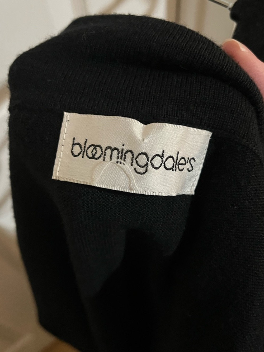 Bloomingdale's Black Wool Duster - Picture 3 of 4
